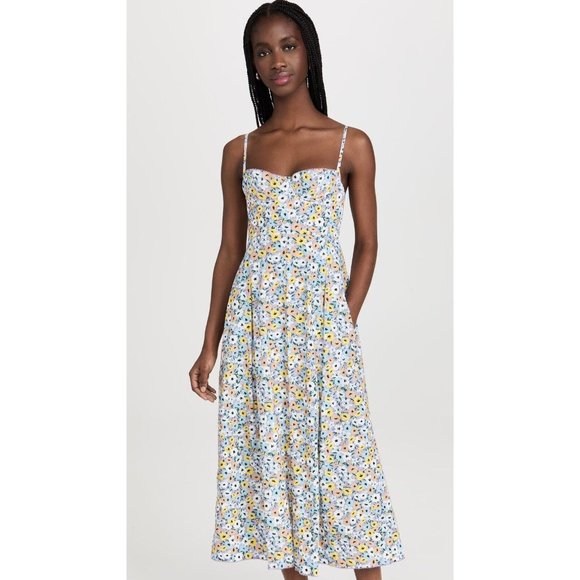 AGUA BY AGUA BANDITA Mambo Midi Dress Lila